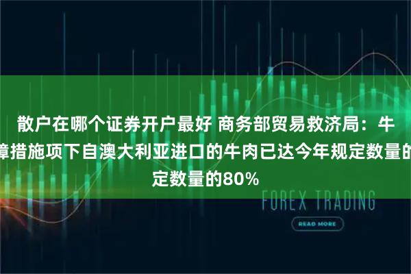 散户在哪个证券开户最好 商务部贸易救济局：牛肉保障措施项下自澳大利亚进口的牛肉已达今年规定数量的80%